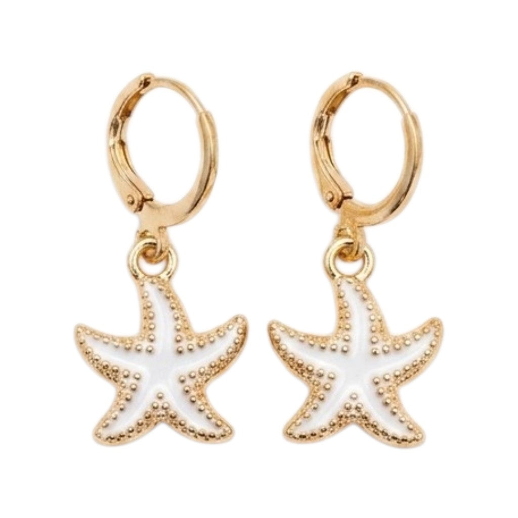 Boucles D’oreilles Étoile De Mer Dorées Élégantes 🌊✨
