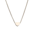 Collier Avec Pendentif En Forme De Petit Cœur En Acier Inoxydable