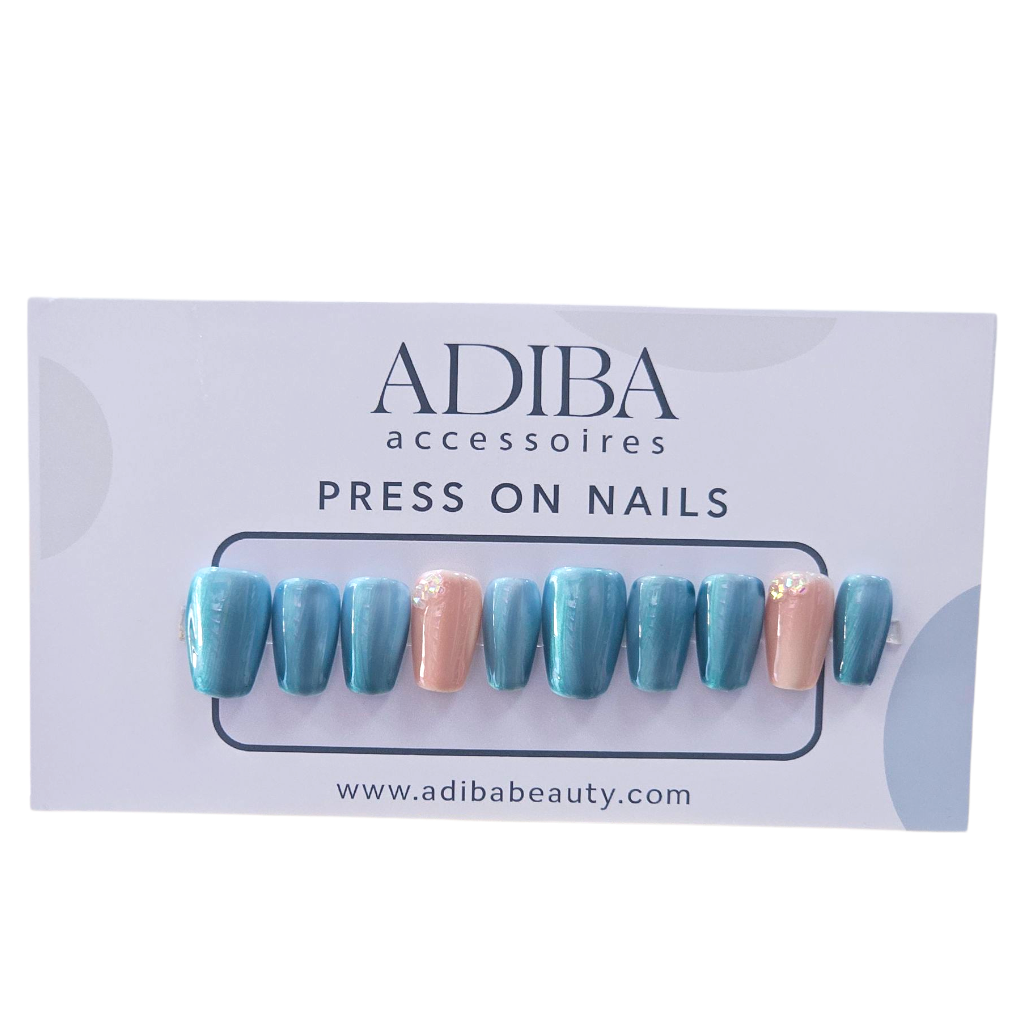 تصميم أظافر صناعية طبيعي جدًا أفضل من أظافرك الأصلية، 10 قطع