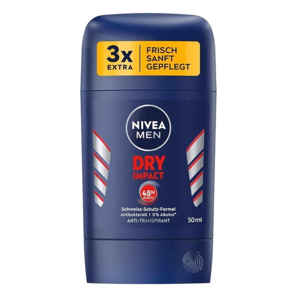 Nivea Men Dry Impact 48h Antibacterial 0% Alcohol