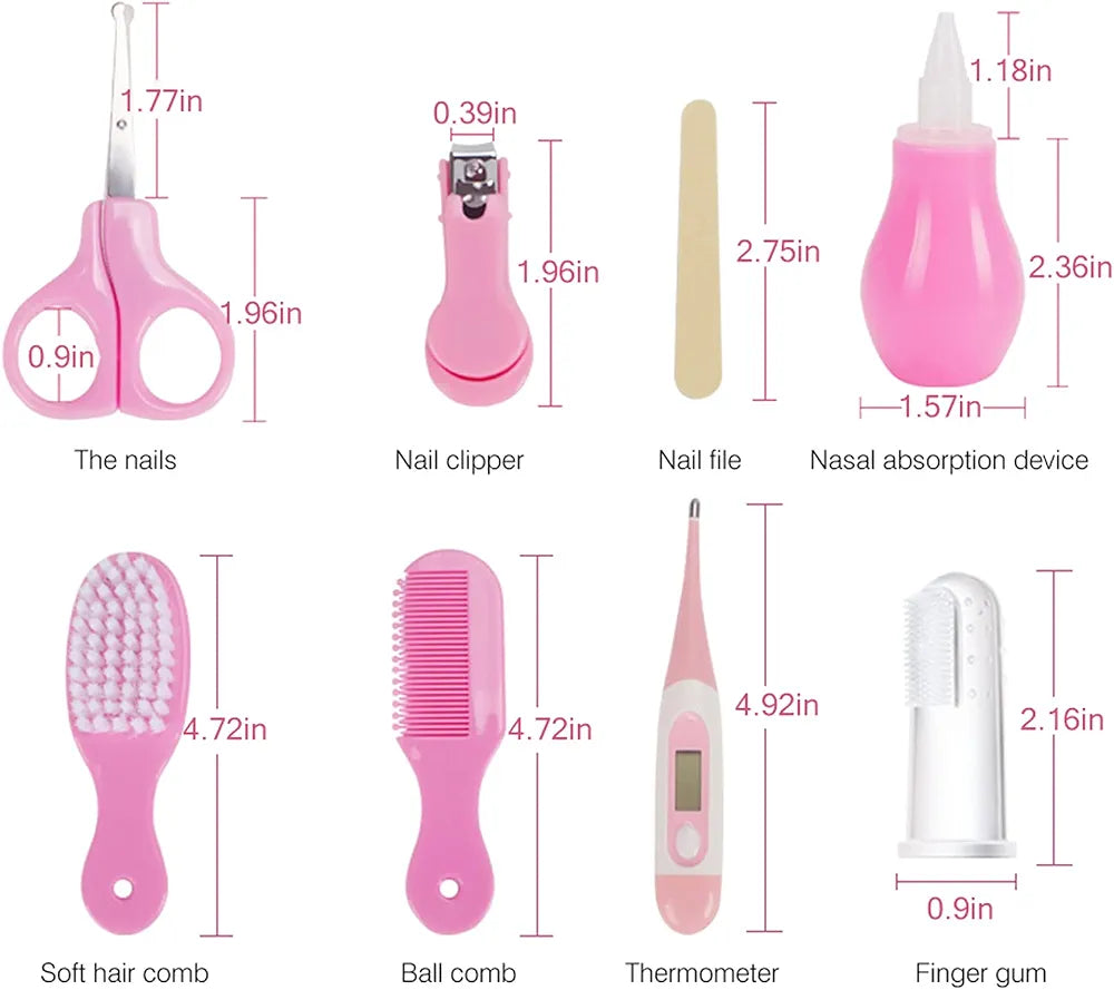 Chicco Ensemble De Soins Pour Bébé 8 Pièces Collection Professionnelle De Produits De Soins Pour Nouveau-nés Et Bébés Sans Bpa Essentiels Pour Les Soins De Bébé À La Maison Et En Voyage