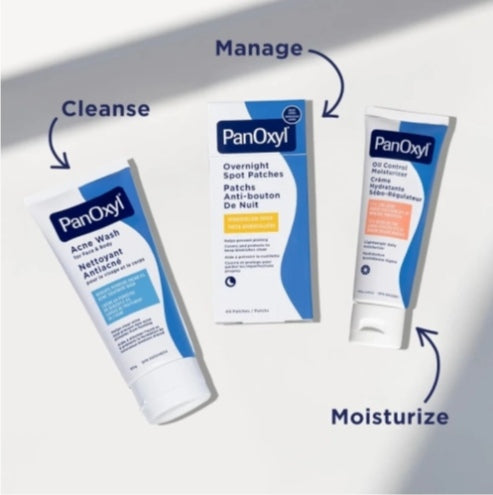 PanOxyl Acne Creamy Wash Nettoyant anti acné au peroxyde de benzoyle 4% le Visage et Corps