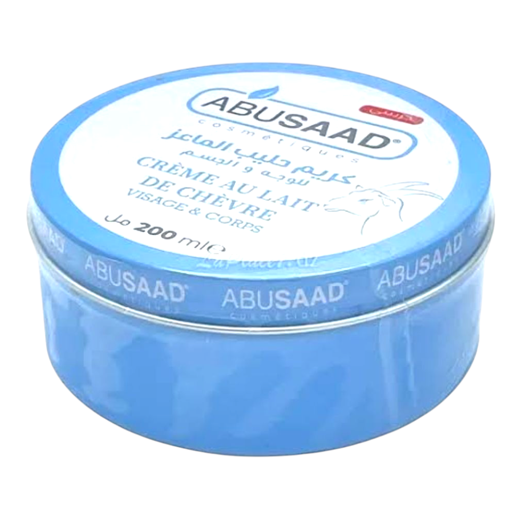 كريم حليب الماعز من أبو سعد لمستحضرات التجميل