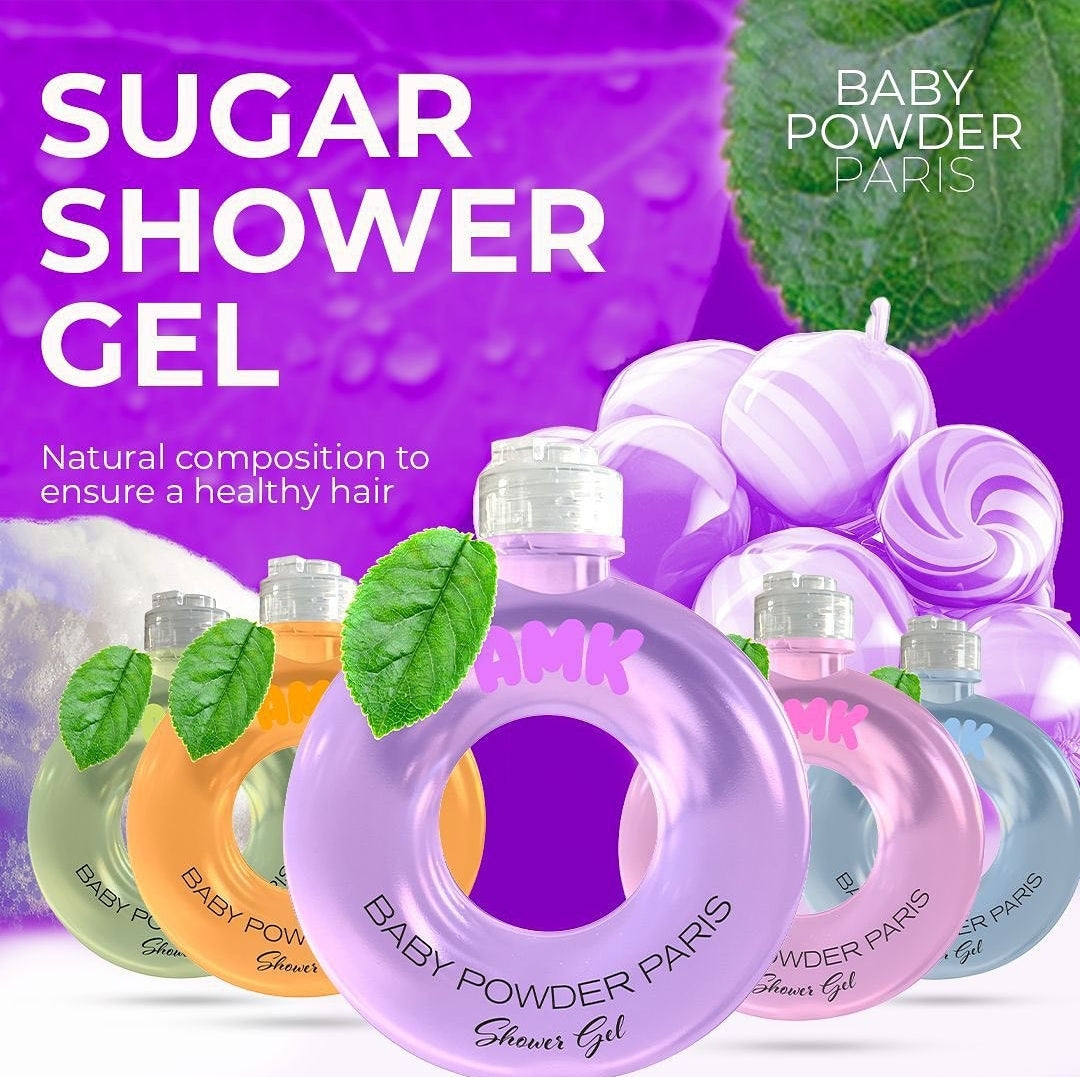 Baby Powder Paris Amk Gel Douche Bleu