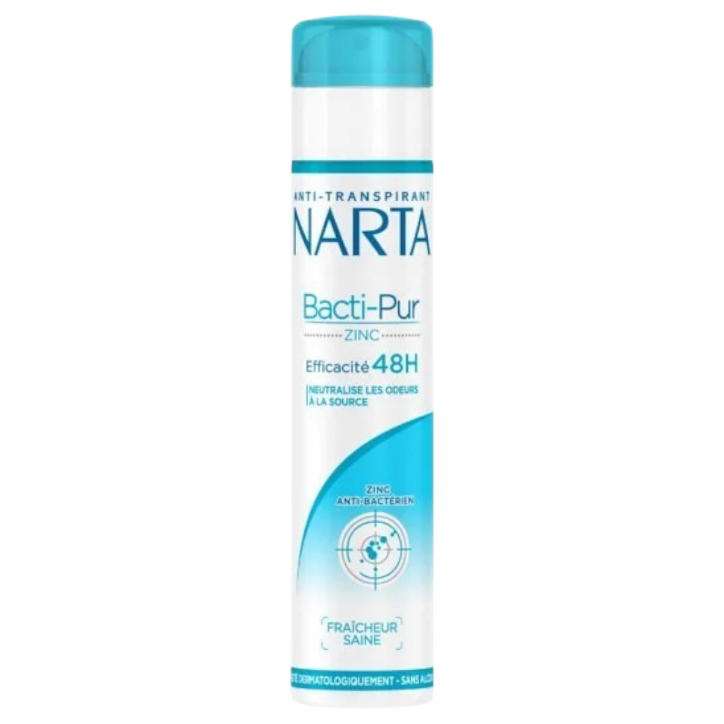 Narta Déodorant Bacti-Pur Zinc Efficacité 48H