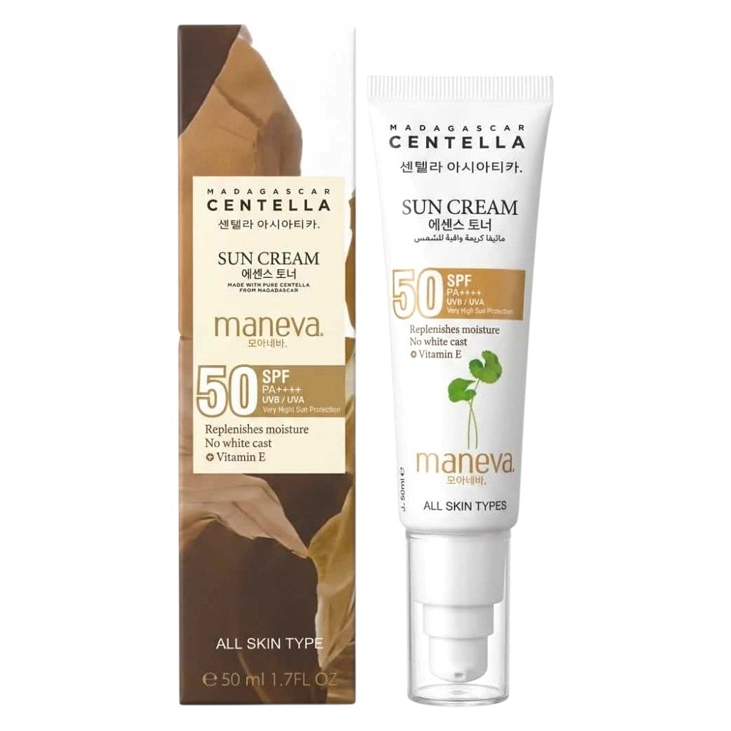 Centella Creme Solaire Maneva Centella Spf 50 Vitamine E