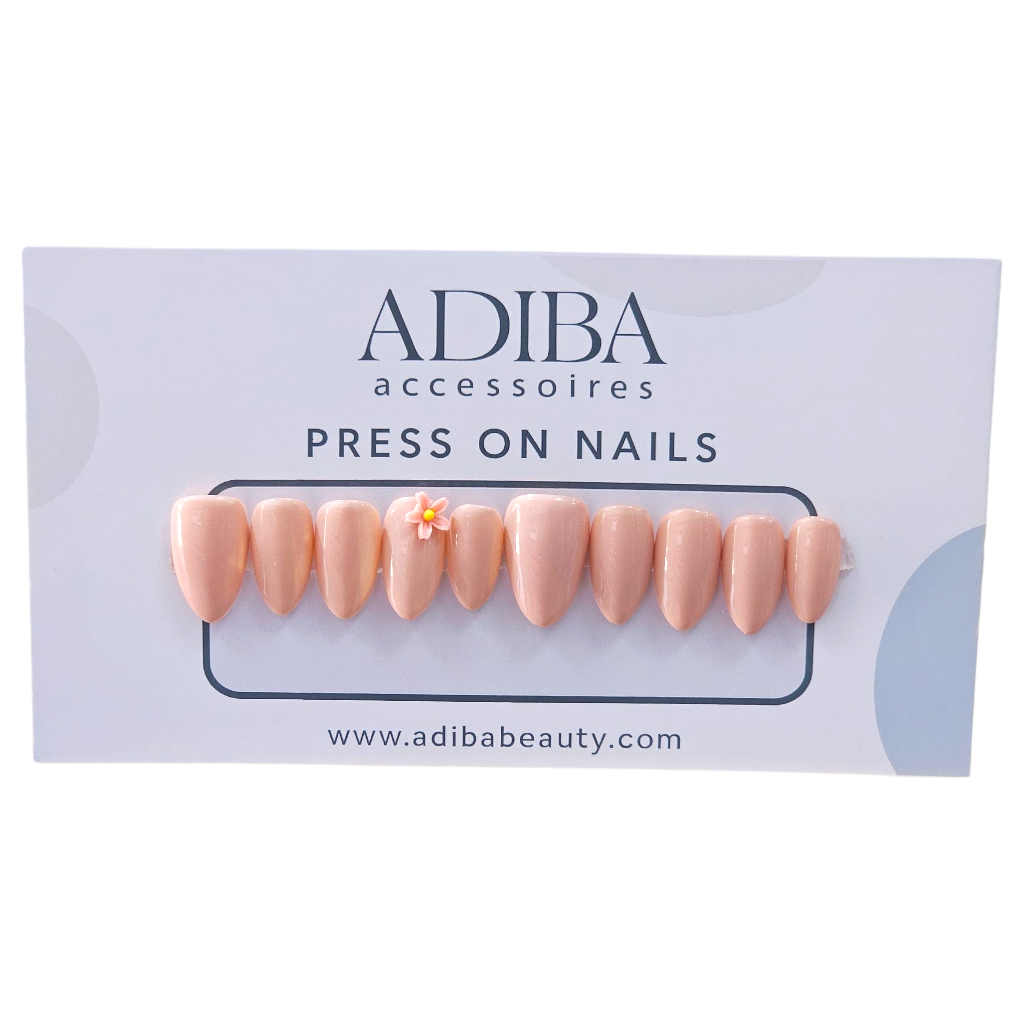 تصميم أظافر صناعية طبيعي جدًا أفضل من أظافرك الأصلية، 10 قطع
