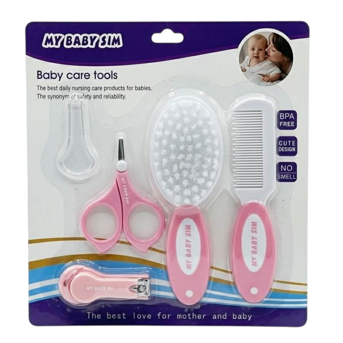 My Baby Sim Kit De Soins Et D’hygiène Pour Bébé 5pièces