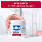 Mixa Créme Cica Réparation Pour Peaux Très Sèches Et Rugueuses Visage Corps Et Mains 10 % Urée Et Acide Aminé Expert Peau Sensible