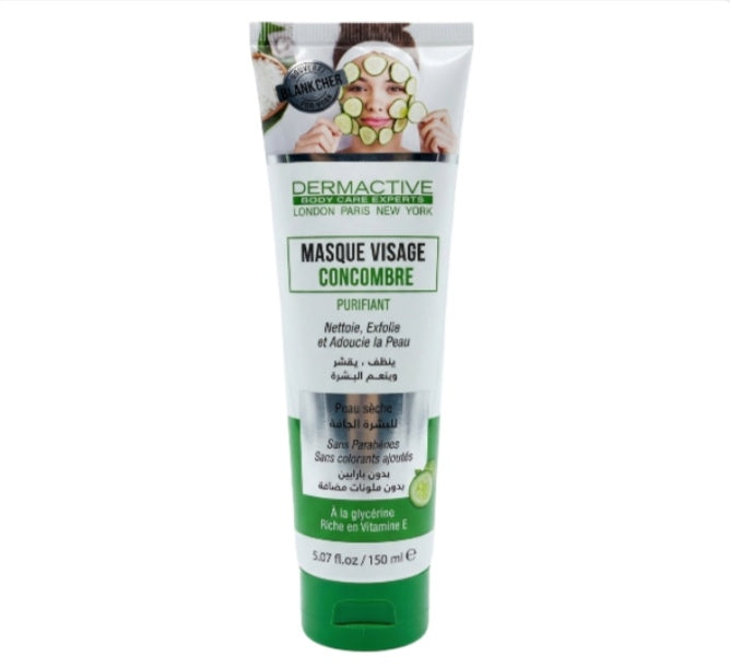 Dermactive Masque Visage Purifiant Au Concombre