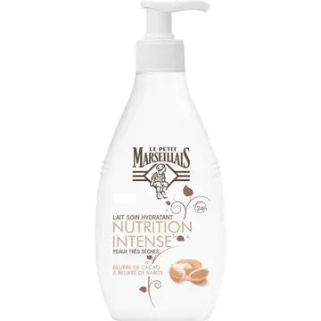 LE PETIT MARSEILLAIS Lait corps Hydratant Nutrition Intense au Beurre de Cacao et Karité - Peaux très sèches