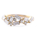 Bague Jardins D'Hiver Plaqué Jaune Oxyde De Zirconium