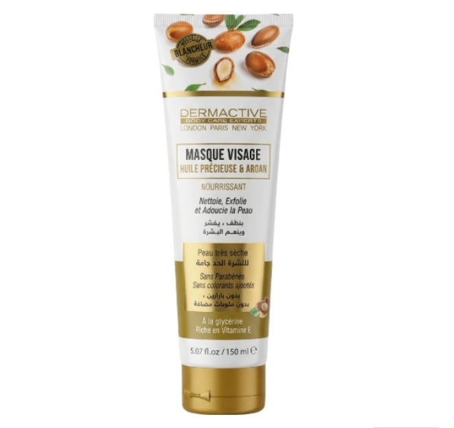 Dermactive Masque Visage Nourrissant À L’huile Précieuse D’argan