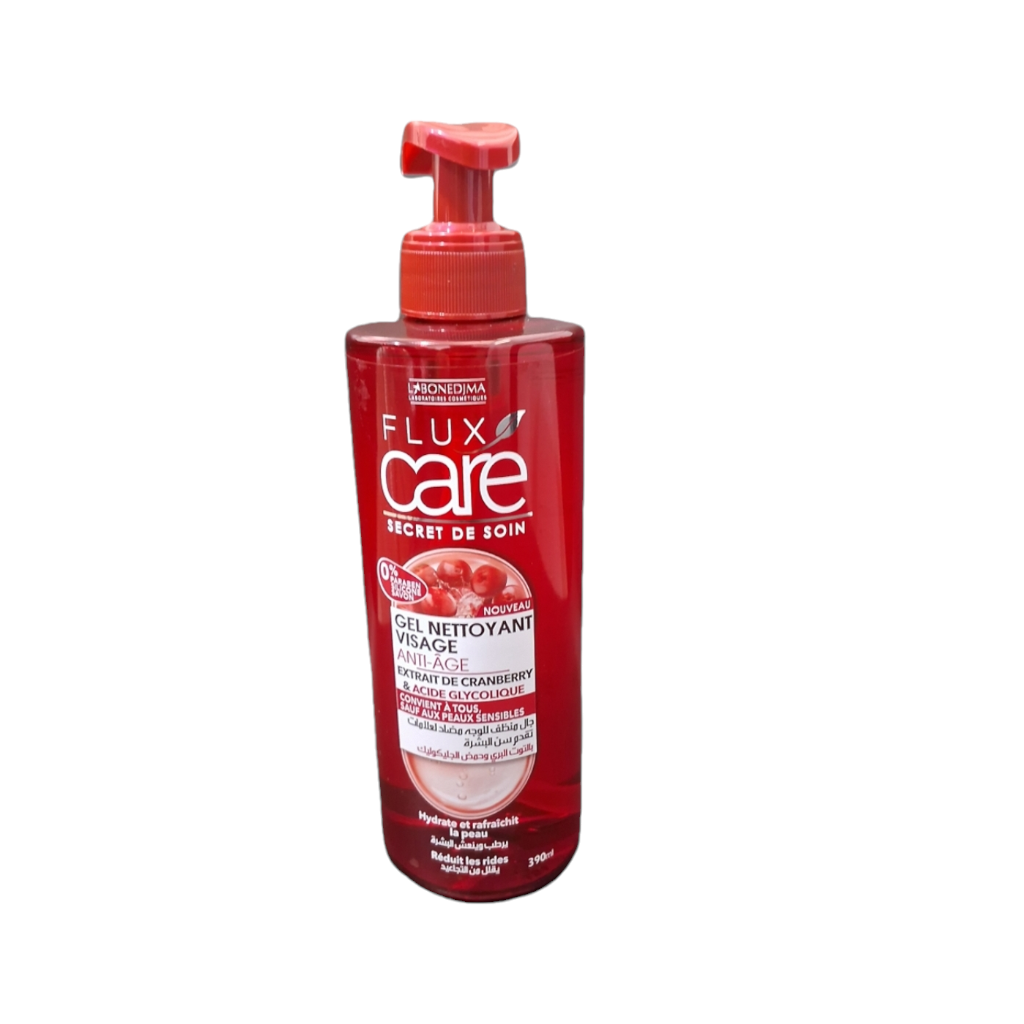 Flux care secret de soin Gel Nettoyant Visage Anti-àge