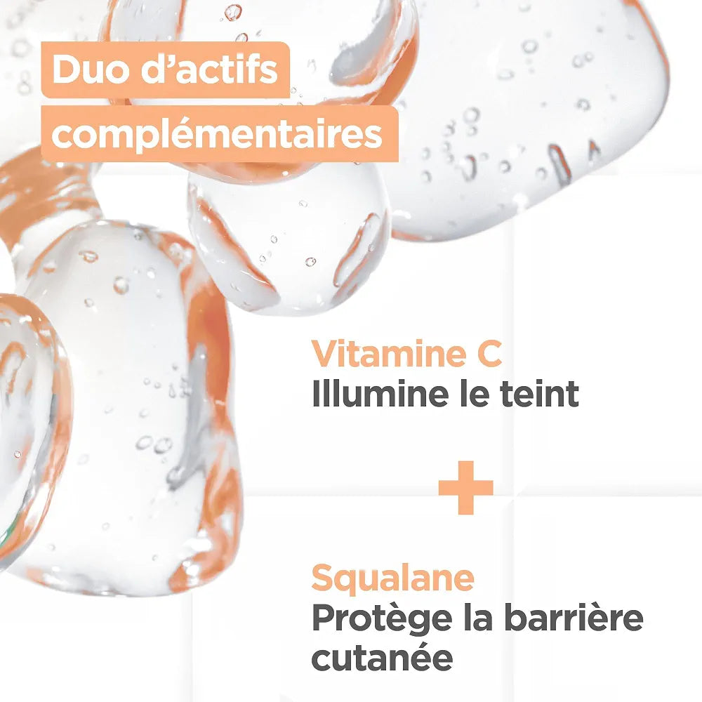Mixa Expert Peau Sensible Nettoyant Anti-teint Terne Vitamine C Squalane