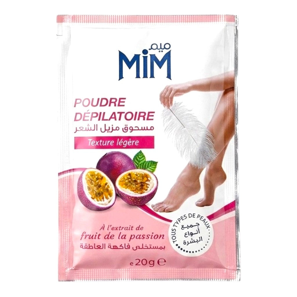 Mim Poudre Dépilatoire Texture Légére Fruit De La Passion Tiustypes De Peaux