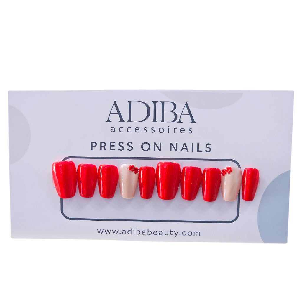 تصميم أظافر صناعية طبيعي جدًا أفضل من أظافرك الأصلية، 10 قطع