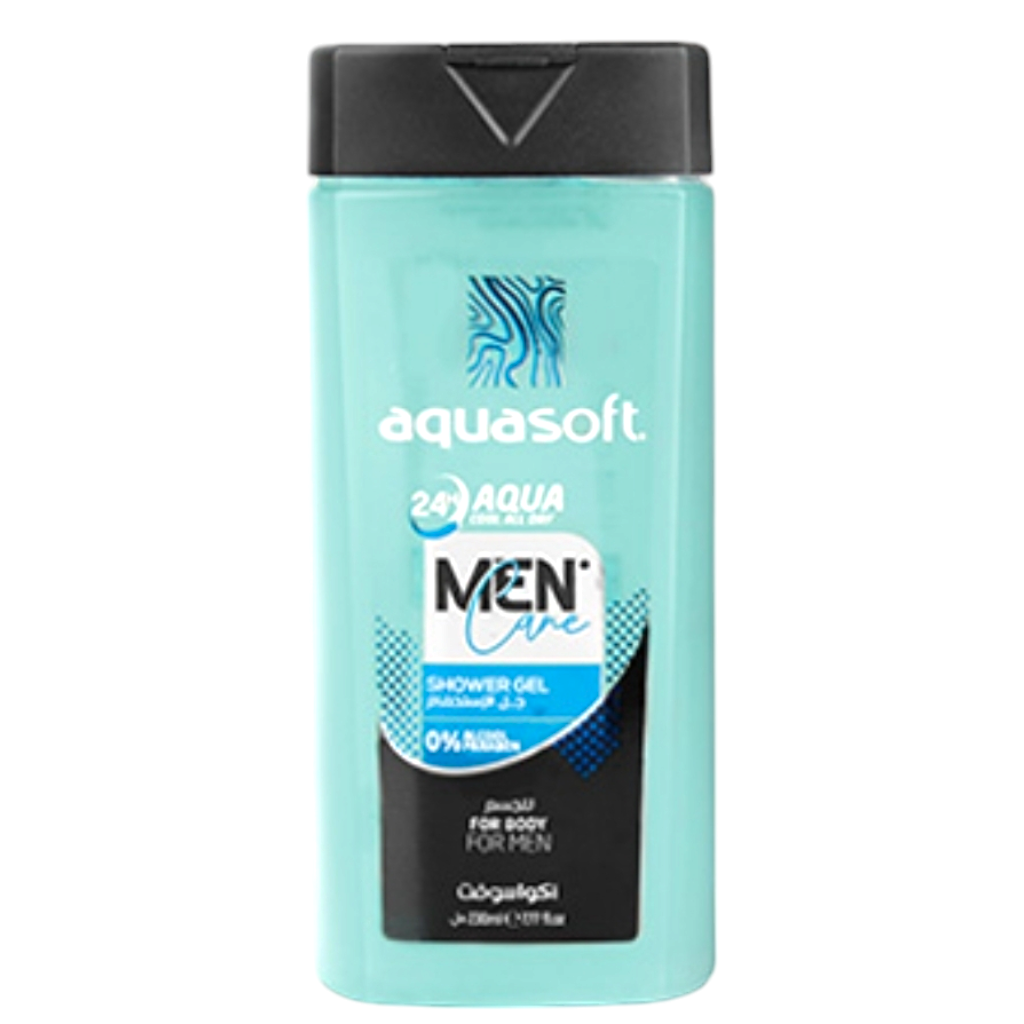 Aquasoft Aiua Cool All Day Men Cane Shower Gel 0% Alcool Paraben  Bodr For Men