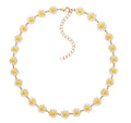 Collier Marguerites Dorées – Style Bohème Chic