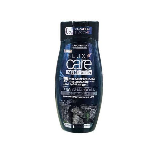 Flux care men edition shampoing tea charcoal Détoxifiant