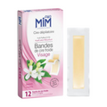 Cire Dépilatoire Bandes De Cire Froide Visage Miel 12 Bandes