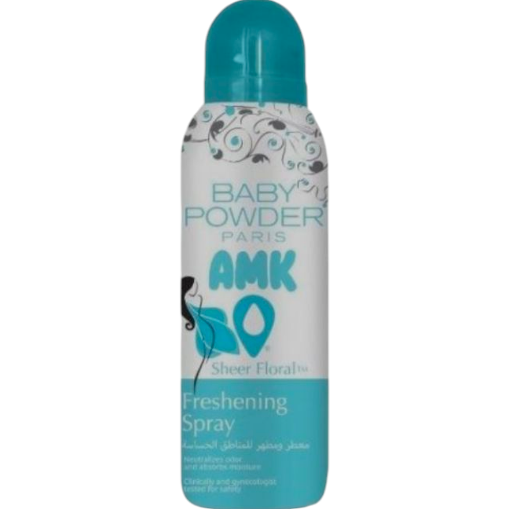 Baby Powder Paris Amk Déodorant Intime Sheer Floral Freshening Vert Spray