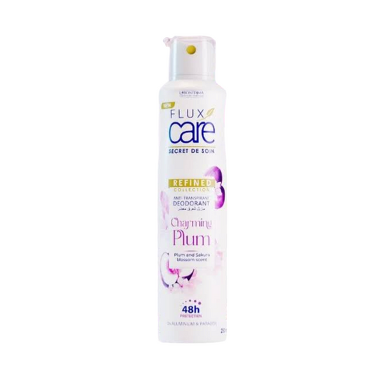 Flux Care Anti-Transspirant Déodorant Charming Plum Plum and Sakura Bloqsom Scent 48h Protection