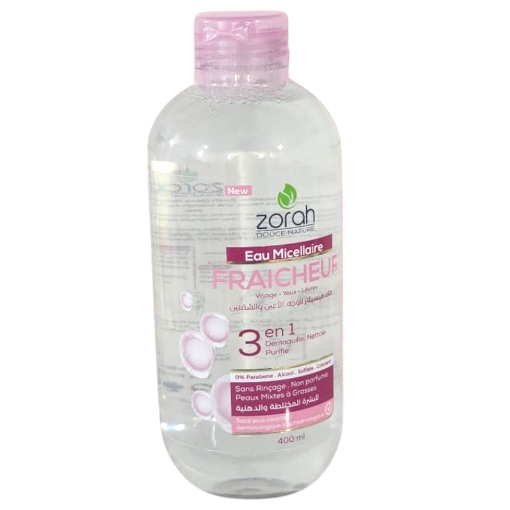 Zorah Douce Nature Eau Micellaire Fraicheur