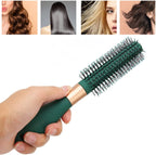 Brosse à Cheveux Ronde pour Brushing, Brosse à Cheveux Ronde Professionnelle avec Poignée Confortable pour le Coiffage et le Volume de Soufflage, Peigne de Toilettage pour Salon à(Brosse ronde)