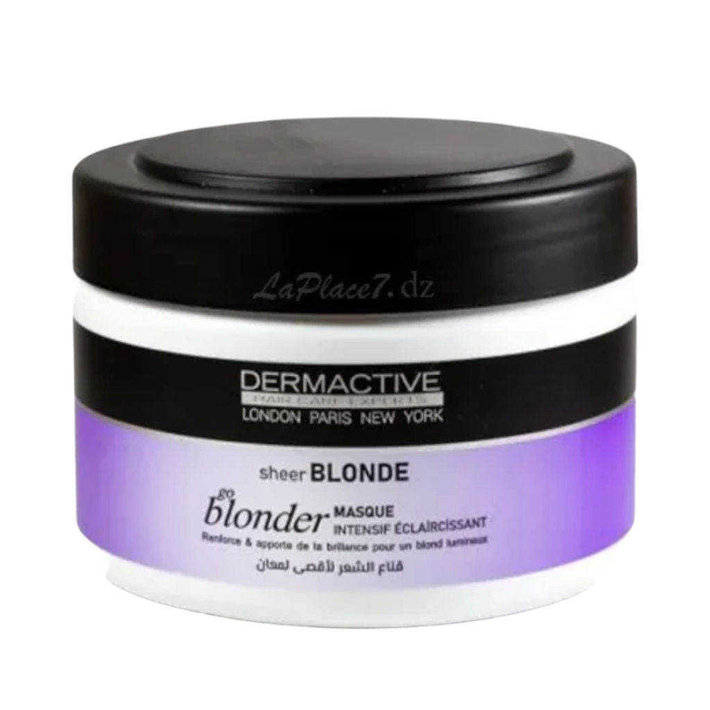قناع تفتيح مكثف للشعر الأشقر الفاتح من ديرماكتيف، خبراء العناية بالشعر في لندن وباريس ونيويورك