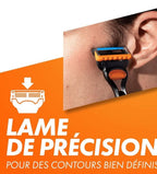 مجموعة شفرات جيليت فيوجن للرجال - 5 شفرات + 02