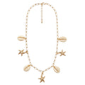 Collier Doré Coquillages & Étoiles De Mer – Style Bohème Chic ✨