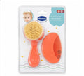 Chieeo Baby Set Brosse Et Peigne Bébé Poils Naturels
