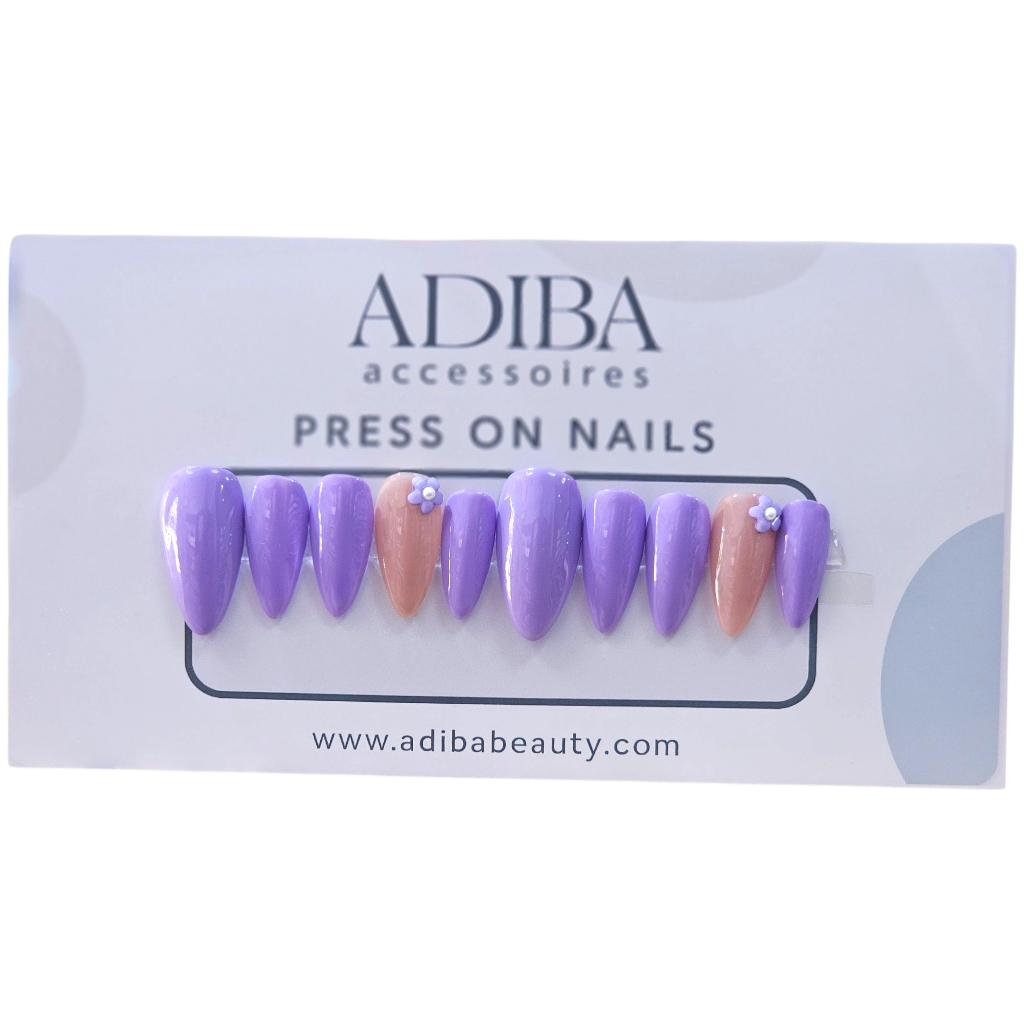 تصميم أظافر صناعية طبيعي جدًا أفضل من أظافرك الأصلية، 10 قطع