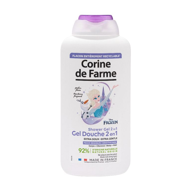 Corine de Farme Gel Douche 2en1 Corps & Cheveux  Disney Frozen  Peaux Sensibles