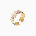 Bague Ajustable En Forme De Marguerite