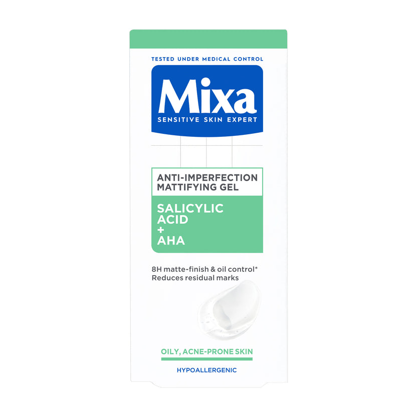 Mixa Sensitive Skin Expert Anti-Imperfection Mattifying Gel (Salicylic Acid + AHA)