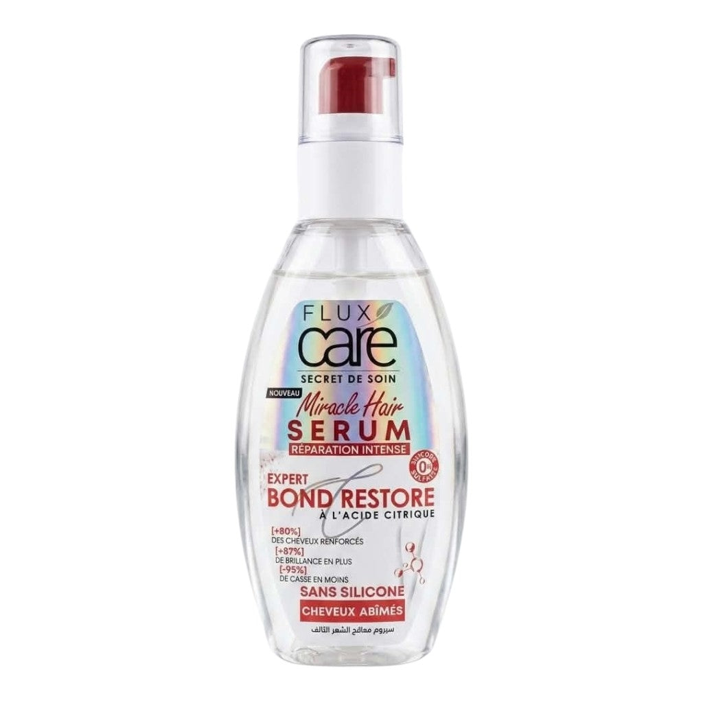 Flux Care Miracle Hair Sérum Bond Restore – Réparation Intense – Sans Silicone