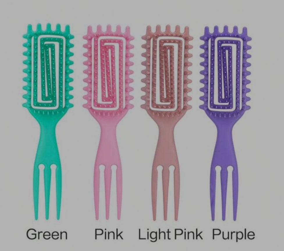 1 Paquet De Brosse Définissante Pour Cheveux Bouclés, Brosse À Cheveux Aérée  Nouvelle