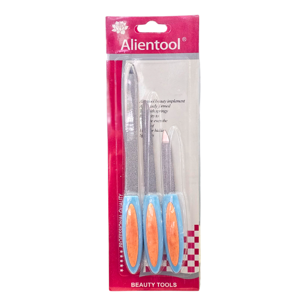 مجموعة مبرد الأظافر Alientool لبرد وتشكيل وتنعيم الأظافر.