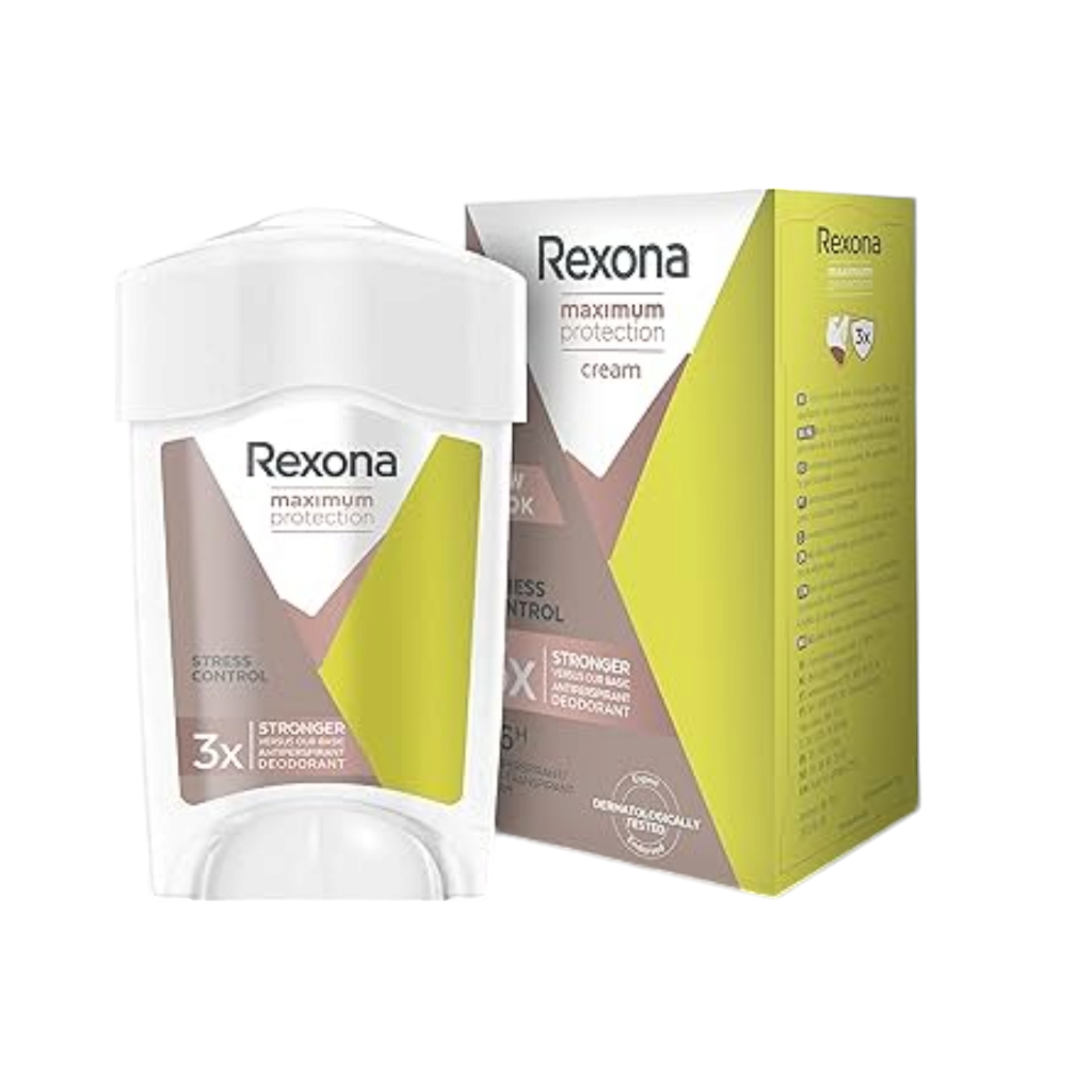 Rexona Maximum Protection Cream New Look Stress Control 3× Stronger 96h Déodorant Anti-Traspirant