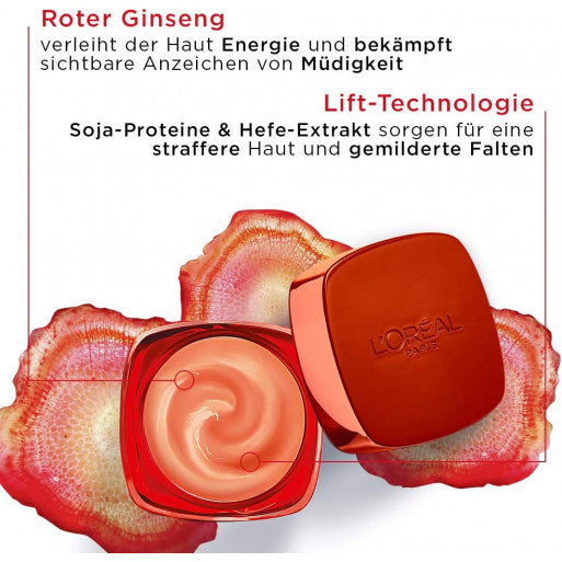 L'Oréal Paris Revitalift Soin Rouge Défatigant De Jour