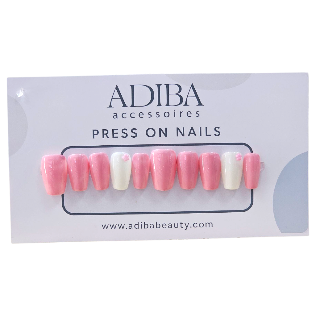 تصميم أظافر صناعية طبيعي جدًا أفضل من أظافرك الأصلية، 10 قطع