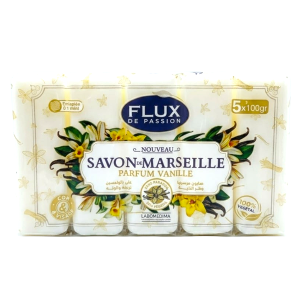 Flux De Passion Savon De Marseille Parfum Citron Parfum Vanille 1 Pièce