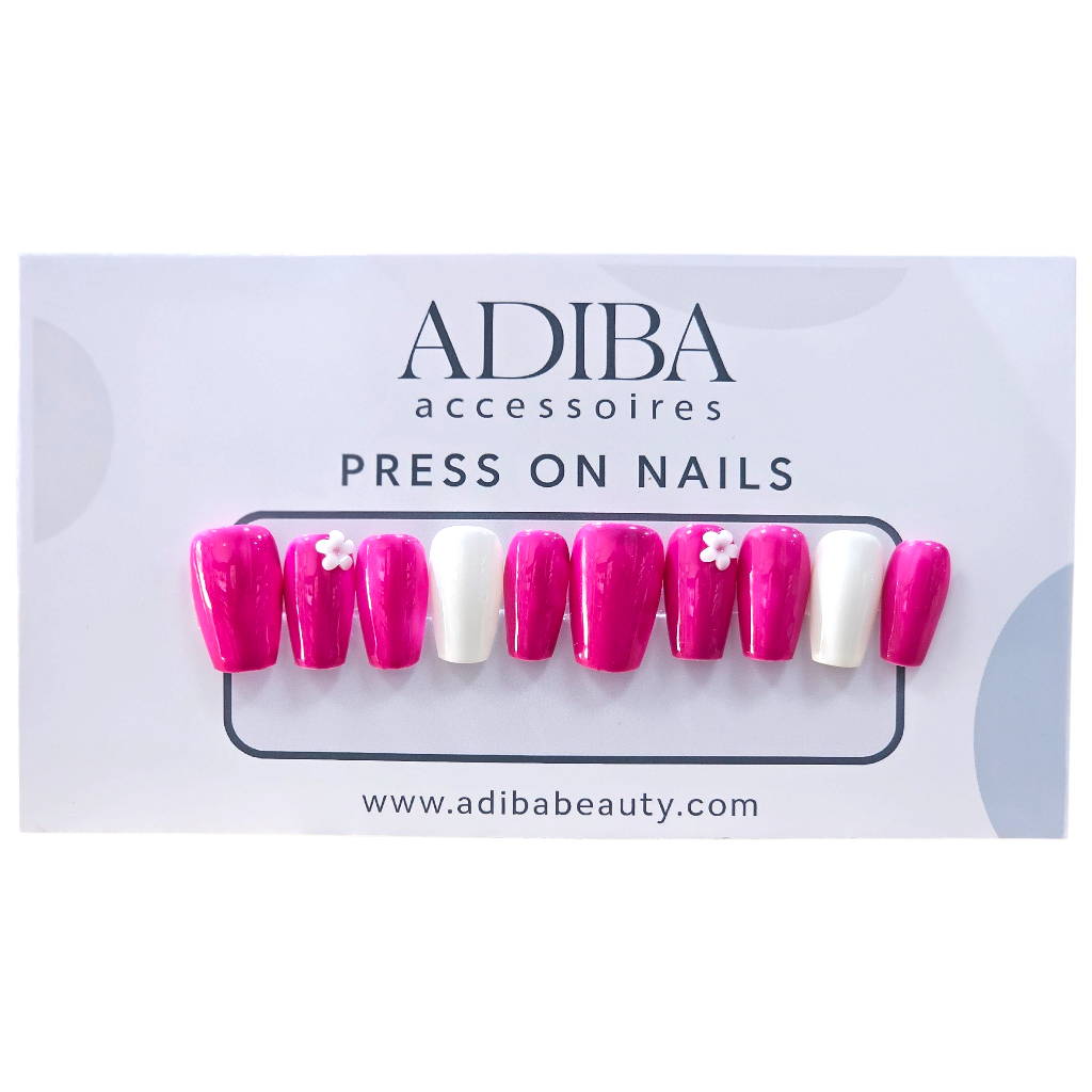 تصميم أظافر صناعية طبيعي جدًا أفضل من أظافرك الأصلية، 10 قطع