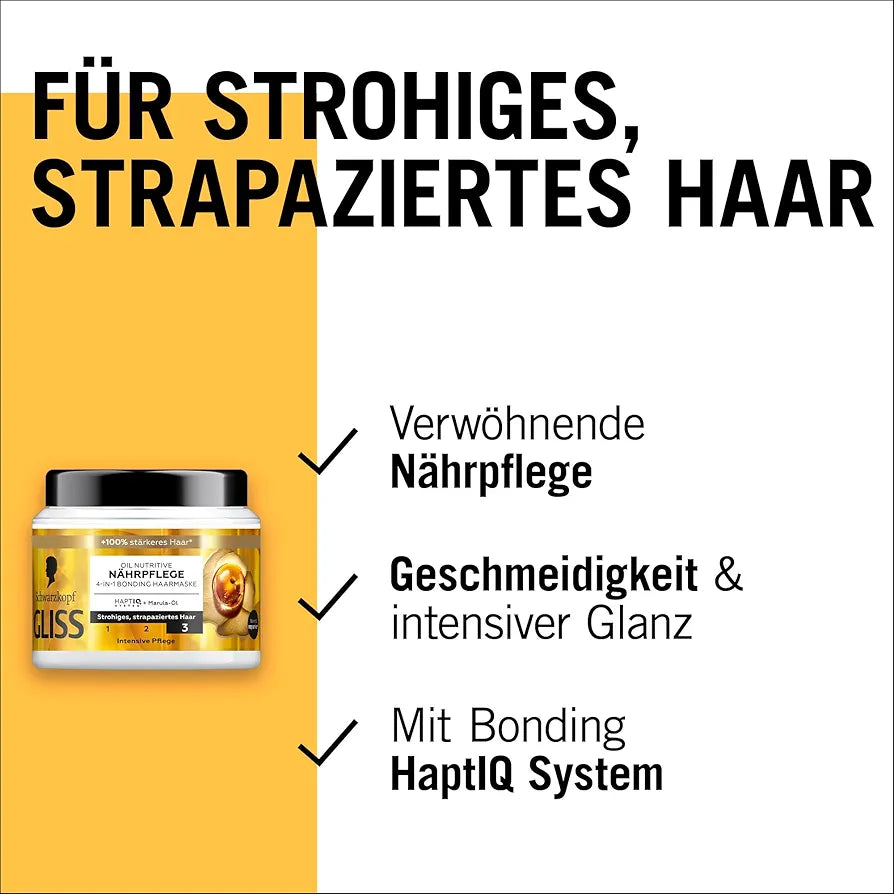 Gliis Khwvarakopf Masque 4-In-1 Beurre Capillaire Nourrissant Et Fortifiant