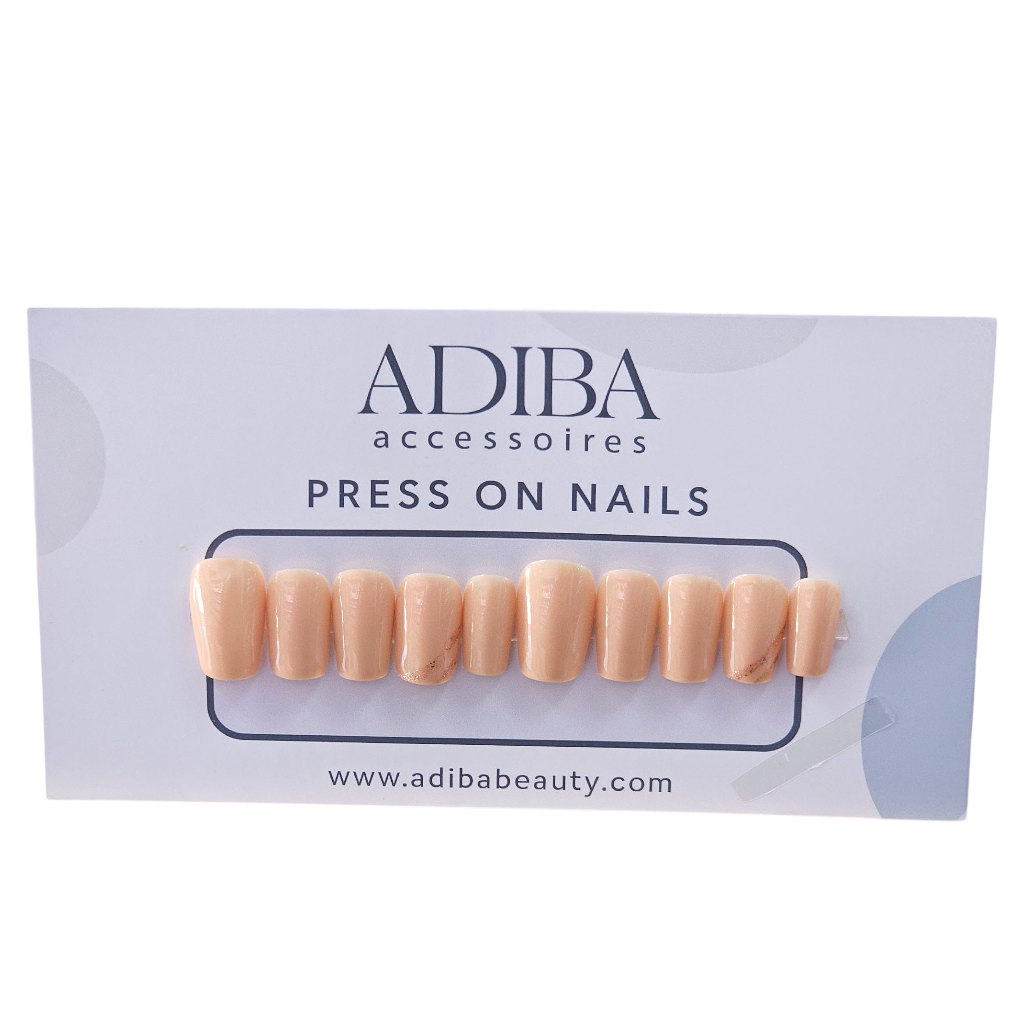 تصميم أظافر صناعية طبيعي جدًا أفضل من أظافرك الأصلية، 10 قطع