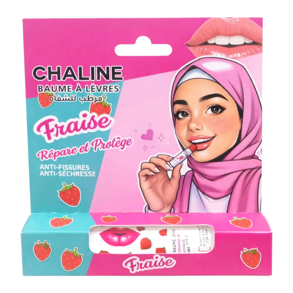 Chaline Baume À Lèvres Fraise Répare Et Protège