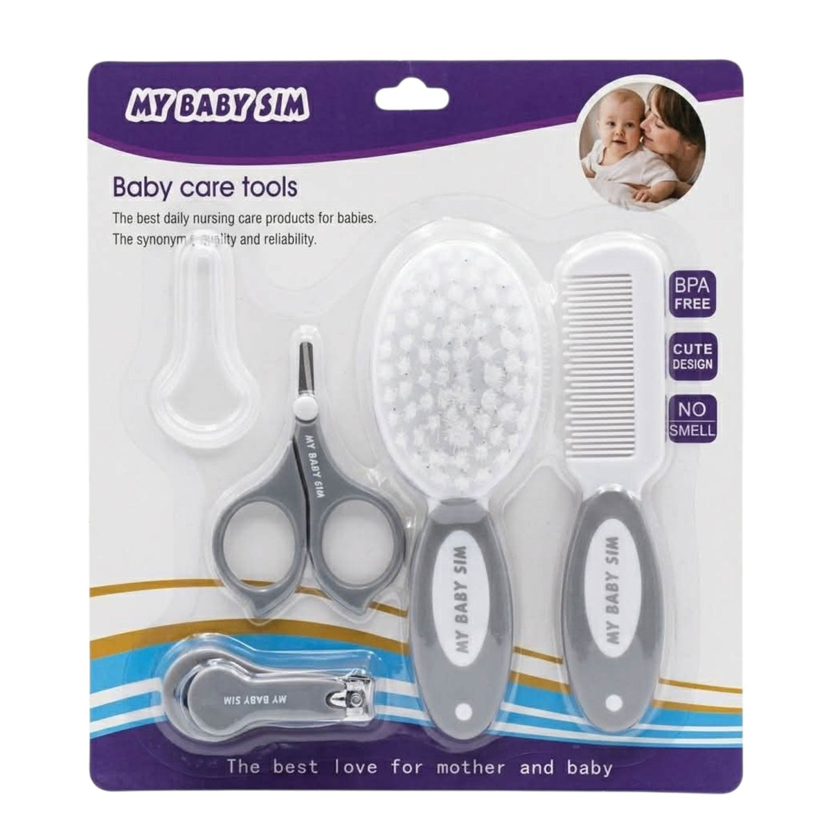 My Baby Sim Kit De Soins Et D’hygiène Pour Bébé 5pièces