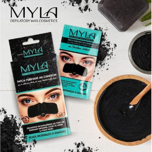 Myla Patchs Purifiant au Charbon Pour Peaux Normales à Grasses, 6 Patchs